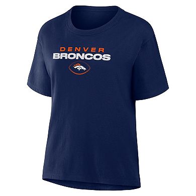 Women's Fanatics Navy Denver Broncos Fade Legacy T-Shirt