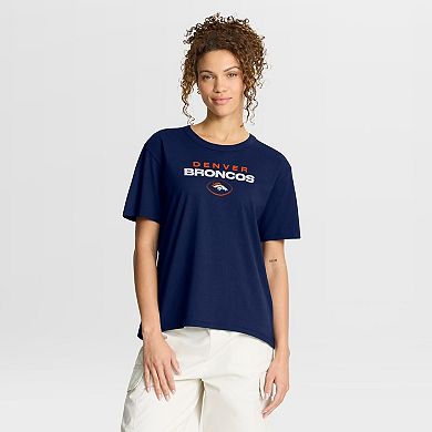 Women's Fanatics Navy Denver Broncos Fade Legacy T-Shirt