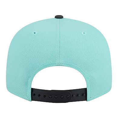 Men's New Era Turquoise/Charcoal Houston Rockets Color Pack Two-Tone 9FIFTY Snapback Hat