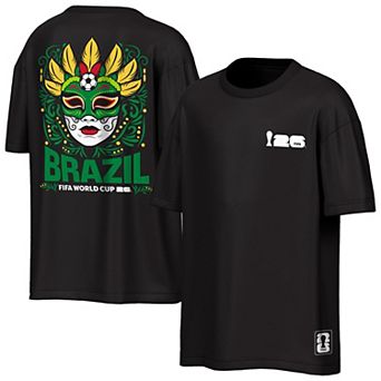 Men's Outerstuff Black FIFA World Cup 2026 Rally Oversized 2-Hit T-Shirt