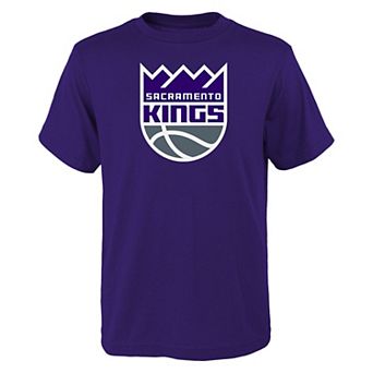 Youth Outerstuff Purple Sacramento Kings Primary Logo T-Shirt