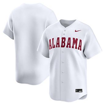 Men's Nike White Alabama Crimson Tide Alternate Limited Baseball Jersey