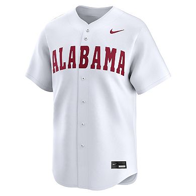 Men's Nike White Alabama Crimson Tide Alternate Limited Baseball Jersey