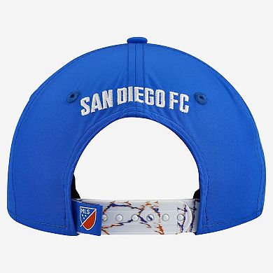 Youth New Era Blue San Diego FC Jersey Hook 9SEVENTY Adjustable Hat