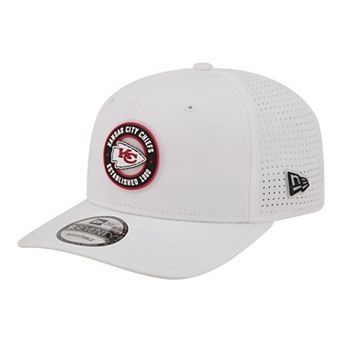 Men's New Era White Kansas City Chiefs COOLERA 9SEVENTY Adjustable Hat