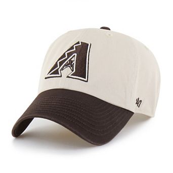 Men's '47 Natural/Brown Arizona Diamondbacks Two-Tone Fashion Clean Up Adjustable Hat