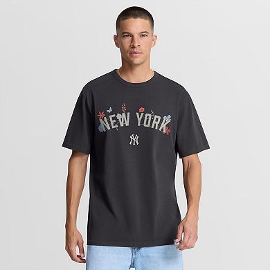 Men's Fanatics Anthracite New York Yankees Bloom T-Shirt
