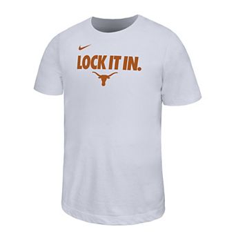 Youth Nike White Texas Longhorns 2026 On-Court Bench Legend Dri-FIT T-Shirt