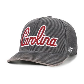 Men's '47 Gray South Carolina Gamecocks Reclaim Snow Wash Corduroy Hitch Adjustable Hat