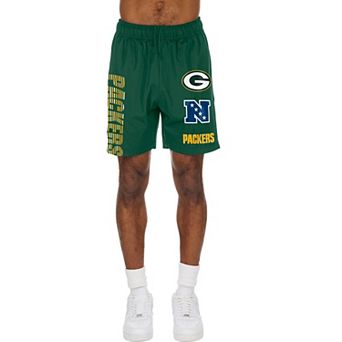 Men's New Era Green Green Bay Packers Match Shorts