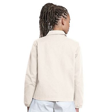 Women's Starter Cream New York Yankees Cooperstown First Down Full-Snap Coaches Jacket