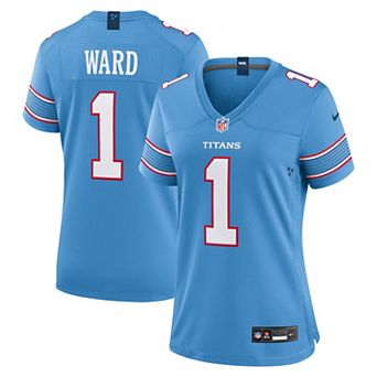 Women's Nike Cameron Ward Light Blue Tennessee Titans Game Jersey