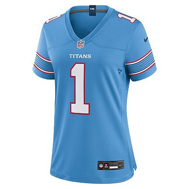 Women's Nike Cameron Ward Light Blue Tennessee Titans Game Jersey