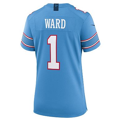 Women's Nike Cameron Ward Light Blue Tennessee Titans Game Jersey
