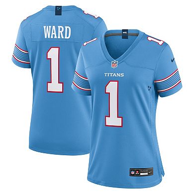 Women's Nike Cameron Ward Light Blue Tennessee Titans Game Jersey