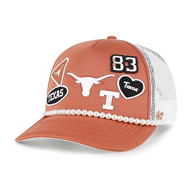 Men's '47 Burnt Orange/White Texas Longhorns Rally On Hitch Adjustable Hat