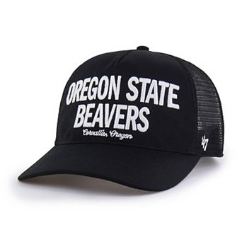 Men's '47 Black Oregon State Beavers Contemporary Hitch Trucker Adjustable Hat
