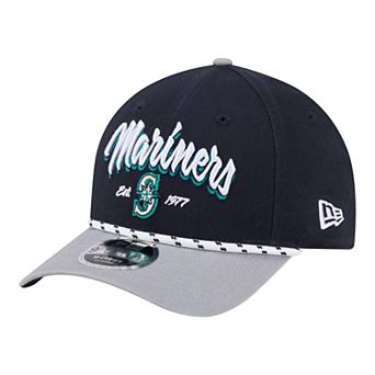 Men's New Era Navy/Gray Seattle Mariners Team Loyal 9FORTY M-Crown Adjustable Hat
