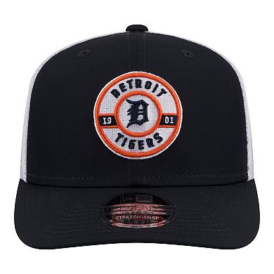 Men's New Era Navy Detroit Tigers Active 9SEVENTY Adjustable Trucker Hat