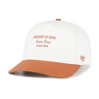 Men's '47 White Texas Longhorns Contemporary Basics Two-Tone Hitch Adjustable Hat