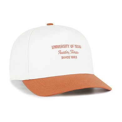 Men's '47 White Texas Longhorns Contemporary Basics Two-Tone Hitch Adjustable Hat