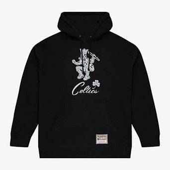 Men's Mitchell & Ness Black Boston Celtics Chrome Hoodie