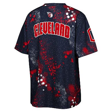 Youth Outerstuff Navy Cleveland Guardians Y2 Tech Stadium Lights T-Shirt