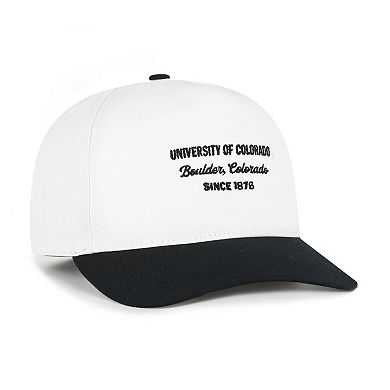 Men's '47 White Colorado Buffaloes Contemporary Basics Two-Tone Hitch Adjustable Hat