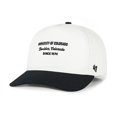 Men's '47 White Colorado Buffaloes Contemporary Basics Two-Tone Hitch Adjustable Hat