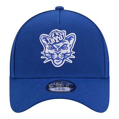 Youth New Era Royal BYU Cougars 9FORTY A-Frame Adjustable Hat