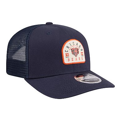 Men's New Era Navy Chicago Bears Contest 9SEVENTY Adjustable Trucker Hat