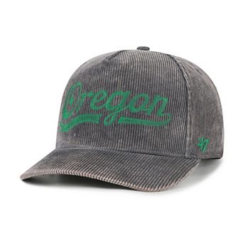 Men's '47 Gray Oregon Ducks Reclaim Snow Wash Corduroy Hitch Adjustable Hat