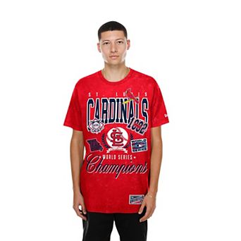 Men's New Era Red St. Louis Cardinals Mineral Wash T-Shirt