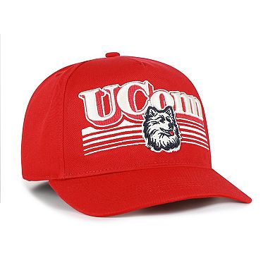 Men's '47 Red UConn Huskies Script Fade Hitch Adjustable Hat
