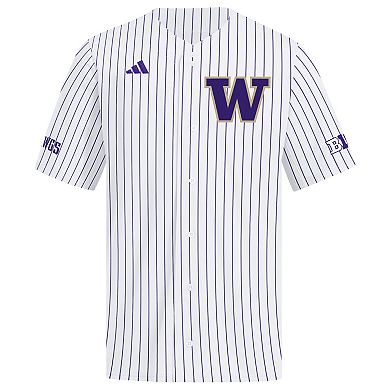 Men's adidas White Washington Huskies Home Replica Baseball Jersey
