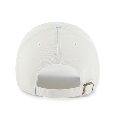 Women's '47 White/Light Blue Detroit Tigers Gelato Two-Tone Clean Up Adjustable Hat