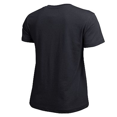 Women's Champion Black San Jose Sharks Wordmark Lockup T-Shirt
