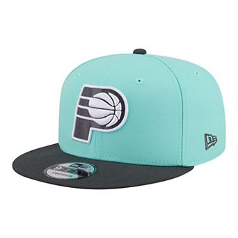 Men's New Era Turquoise/Charcoal Indiana Pacers Color Pack Two-Tone 9FIFTY Snapback Hat