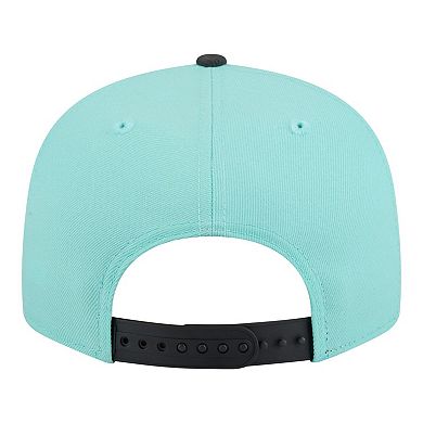 Men's New Era Turquoise/Charcoal Indiana Pacers Color Pack Two-Tone 9FIFTY Snapback Hat