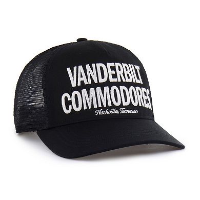 Men's '47 Black Vanderbilt Commodores Contemporary Hitch Trucker Adjustable Hat