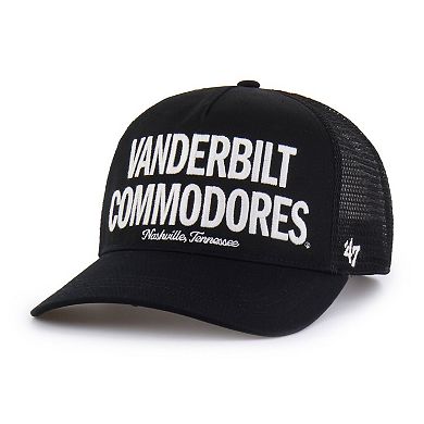 Men's '47 Black Vanderbilt Commodores Contemporary Hitch Trucker Adjustable Hat