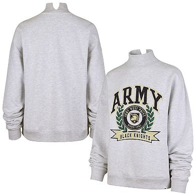 Women's '47 Gray Army Black Knights Laurel Arch Mock Neck Sweatshirt