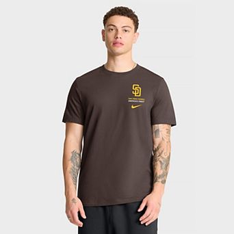 Men's Nike Brown San Diego Padres Primetime 2-Hit T-Shirt