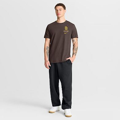 Men's Nike Brown San Diego Padres Primetime 2-Hit T-Shirt