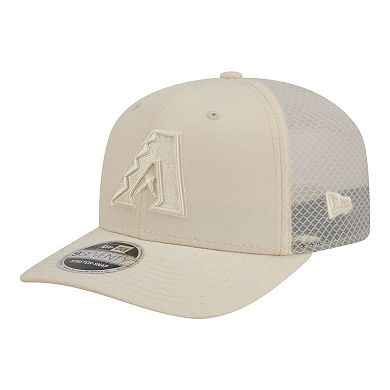 Men's New Era Light Beige Arizona Diamondbacks Color Pack 9SEVENTY Trucker Adjustable Hat
