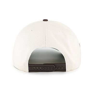 Men's '47 Natural Cleveland Browns Frame Out Two Tone Hitch Adjustable Hat