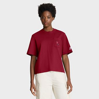 Women's Nike Crimson Alabama Crimson Tide Legacy Pocket Boxy T-Shirt