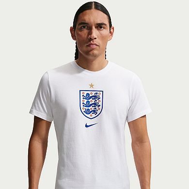 Men's Nike White England National Team Crest T-Shirt