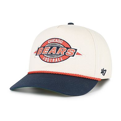 Men's '47 Natural Chicago Bears Frame Out Two Tone Hitch Adjustable Hat