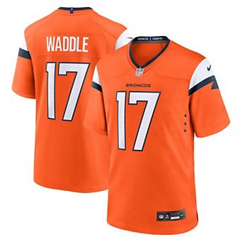Men's Nike Jaylen Waddle Orange Denver Broncos Game Jersey